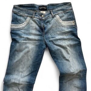 2000s Mariella Burani denim bootcut jeans Size S